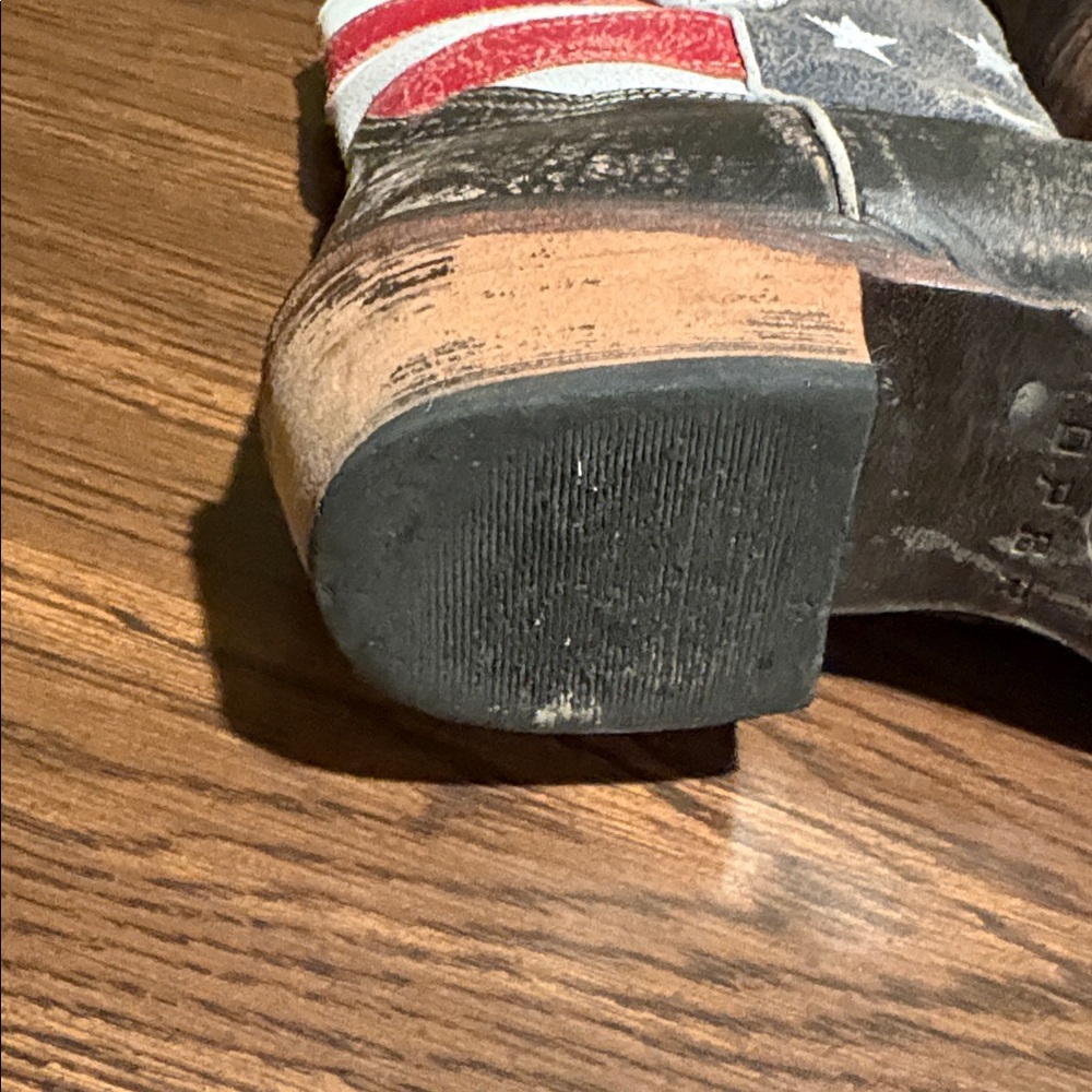 Roper American Beauty Flag Ankle Boots - Picture 9 of 13